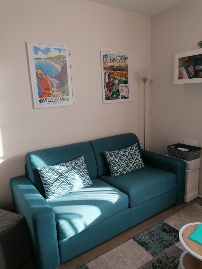 Apartamento A La "Georgette" Et Son Jardin Avec Parking Villers-sur-Mer Exterior foto