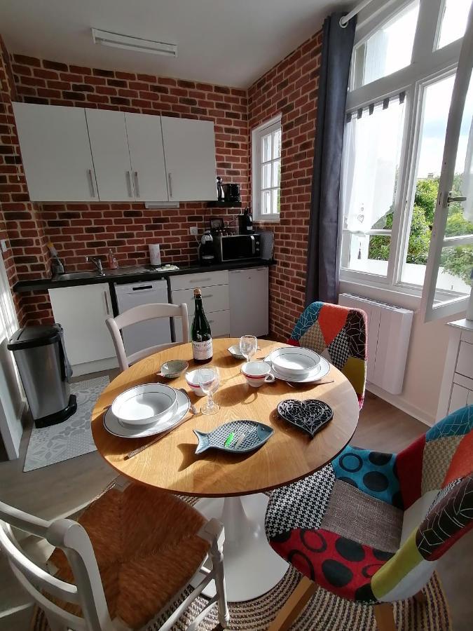 Apartamento A La "Georgette" Et Son Jardin Avec Parking Villers-sur-Mer Exterior foto